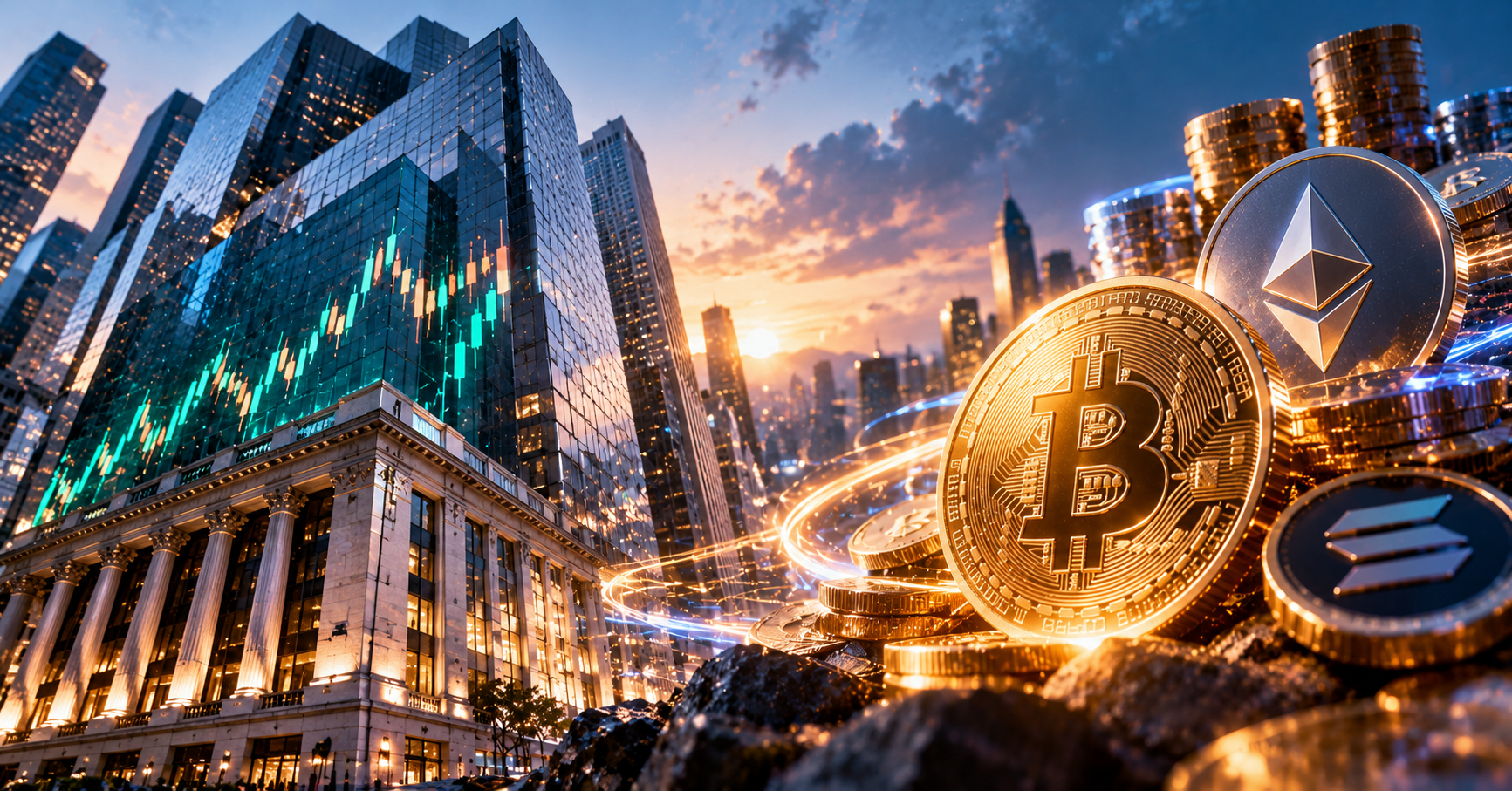 Azioni crypto treasury sotto pressione: DWF vede un vantaggio nei token